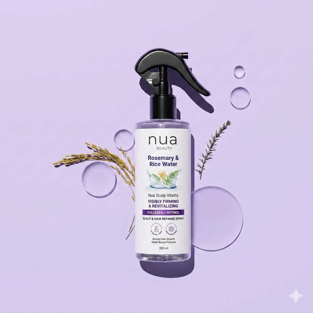 Nua Beauty Rosemary & Rice Water Hair