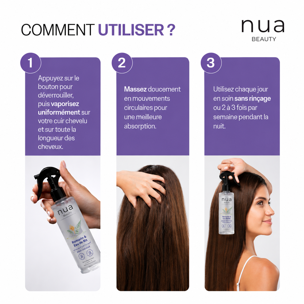 Nua Beauty Rosemary & Rice Water Hair