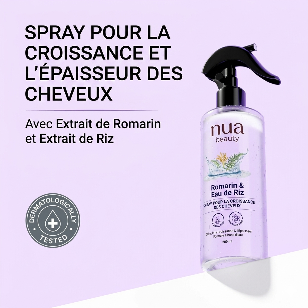 Nua Beauty Rosemary & Rice Water Hair